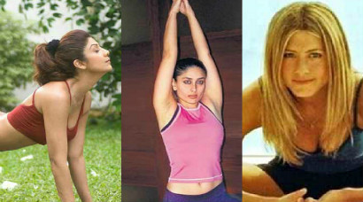 Yoga buffs Kareena Kapoor, Shilpa Shetty, Jennifer Aniston - The Indian Express