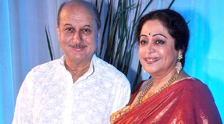 Image result for Anupam Kher and Kirron Kher