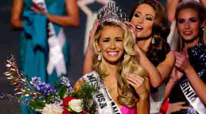 States One Crown Miss Oklahoma Olivia Jordan Crowned Miss Usa