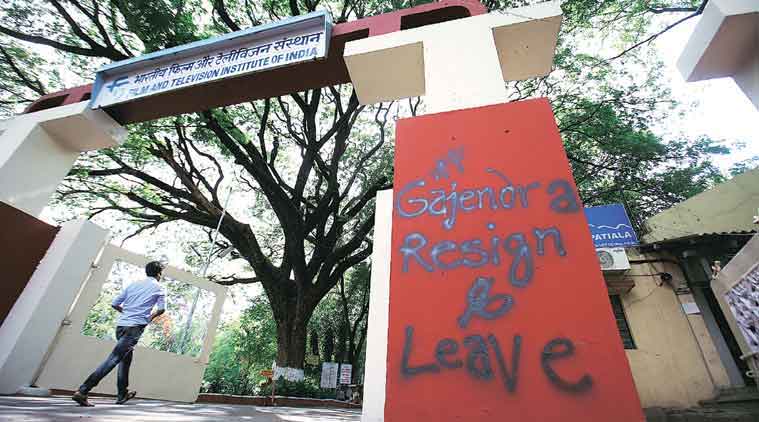 Gajendra Chauhan, FTII row, FTII controversy, FTII chairman row, FTII protest Gajendra Chauhan, FTII  student protest, pune FTII row,  Film and Television Institute of India, FTII news, FTII Gajendra Chauhan, FTII, FTII pune, india news, indian express news