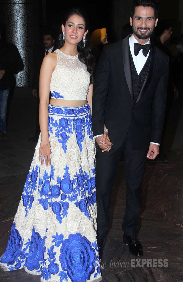 Shahid Kapoor Mira Rajputs Mumbai Wedding Reception Was A Star