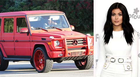 Kylie Jenner, model Kylie Jenner, Kylie Jenner birthday, Kylie Jenner tyga, tyga, Kylie Jenner birthday present, Kylie Jenner gift, Kylie Jenner new car, Kylie Jenner tyga new car, entertainment news