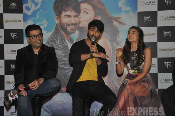 PHOTOS: Shahid Kapoor, Alia Bhatt bring to life ‘Shaandaar’ poster at