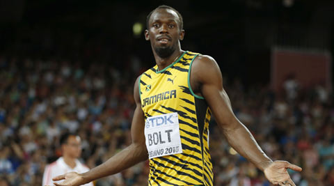 usain bolt, bolt, usain bolt race, justin gatlin, gatlin, usain bolt vs justin gatlin, bolt vs gatlin, world championships, world athletics championships, usain bolt timing, usain bolt race, 200m race, athletics, athletics news