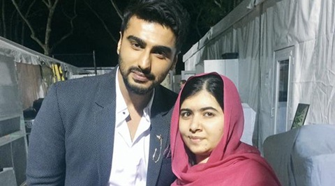 Arjun Kapoor star-struck by Malala Yousufzai