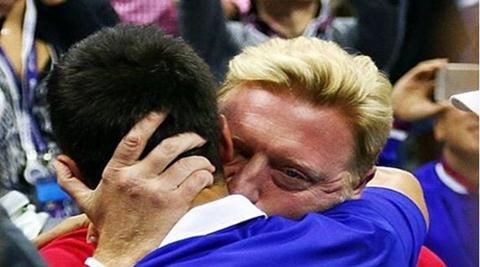Novak Djokovic thanks coach Boris Becker after third Grand  Slam of 2015