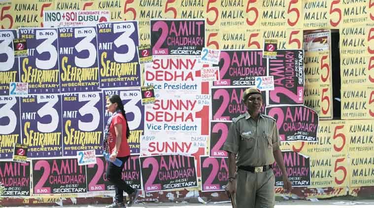 Delhi University, du elections, du