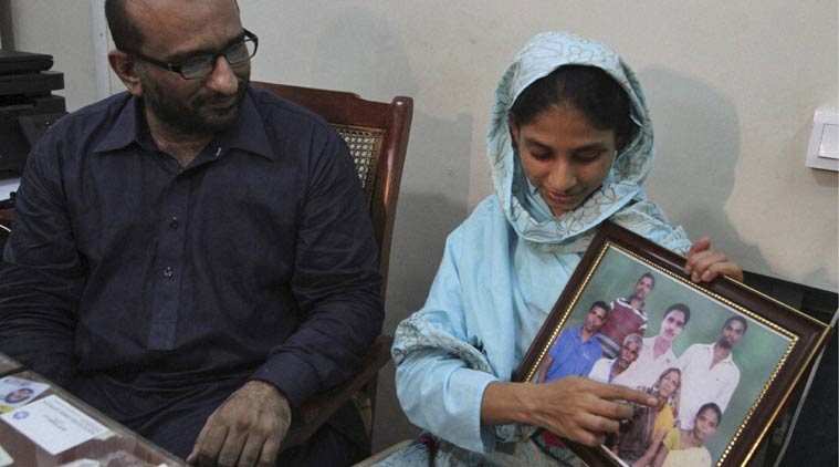 Geeta Girl Stranded In Pakistan Returns Home Today The Indian Express 