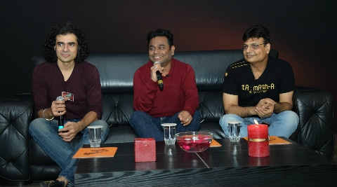 Tamasha’s Imtiaz Ali, Irshad Kamil and  A R Rahman get together for a baithak