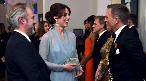 Bond is back. Film stars mingle  with royals at ‘Spectre’ premiere