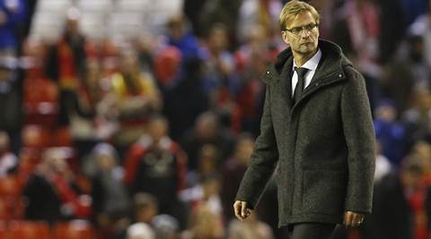Football - Liverpool v Rubin Kazan - UEFA Europa League Group Stage - Group B - Anfield, Liverpool, England - 22/10/15
Liverpool manager Juergen Klopp after the game
Action Images via Reuters / Carl Recine
Livepic
EDITORIAL USE ONLY.
