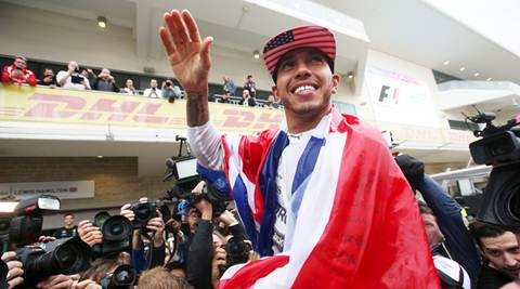 Lewis Hamilton storms to third world title in US  Grand Prix