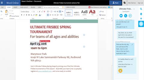 Microsoft Office Online to get Skype voice, video call integration in November