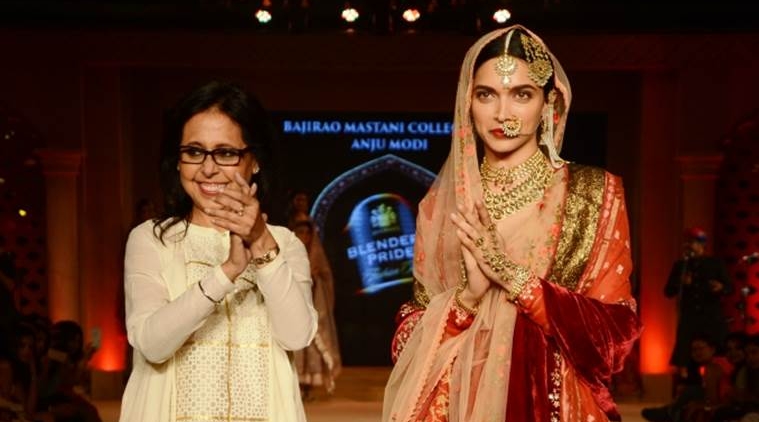 bajirao mastani, anju modi, designer anju modi, deepika padukone, ranveer singh, priyanka chopra, anju modi bajirao mastani, anju modi news, anju modi deepika, deepika, ranveer, priyanka, sanjay leela bhansali, entertainment news