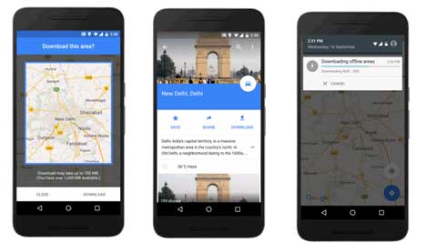 Google Maps Offline with turn-by-turn directions now lunched in India