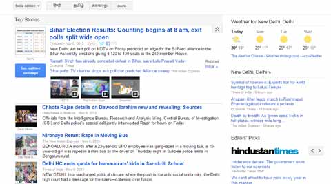 On Bihar election day, Google News India appears to be down