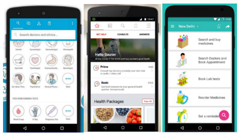 Practo, Lybrate or 1mg: Which is the health app for you?