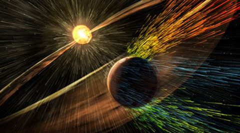 Strong solar winds stripped Mars’ atmosphere: NASA