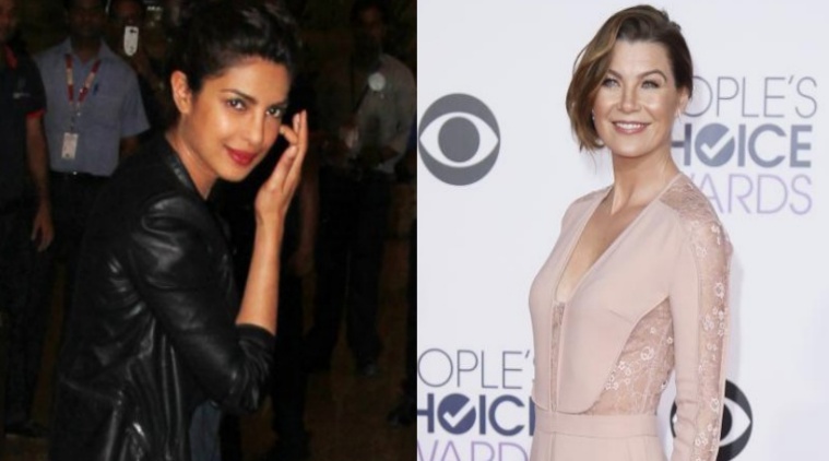 Priyanka Chopra, Ellen Pompeo, Grey's Anatomy, hollywood