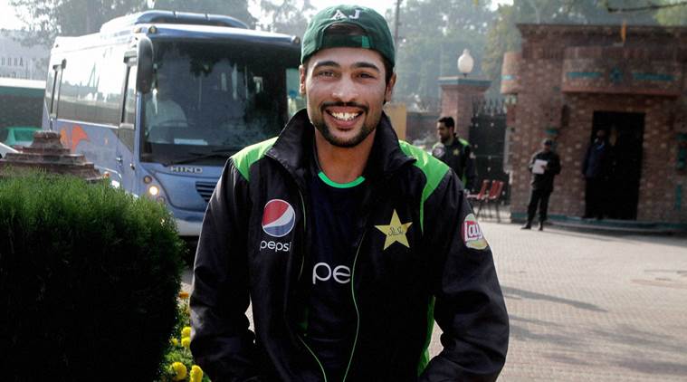 Lahore : Pakistan fast bowler Mohammad Amir arrives at National Cricket Academy in Lahore, Pakistan, Saturday, Dec. 26, 2015. Pakistan ODI captain Azhar Ali and opening batsman Mohammad Hafeez agree to join training camp on Saturday and end their boycott over the inclusion of Amir in the training camp for next month's tour of New Zealand. AP/PTI(AP12_26_2015_000107B)