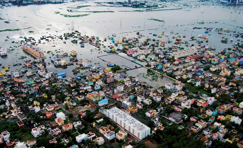 Flood relief operation in Chennai