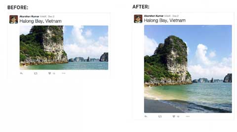 Twitter will now show full-size photos on your timeline