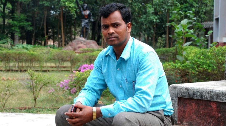 Activist Jiten Marandi (Photo: Manob Chowdhury)