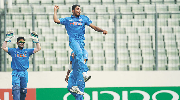 Pacer Avesh Khan took four wickets in India’s win over New Zealand in the U-19 World Cup on Saturday. The Boys in Blue were joined by South Asian neighbours Pakistan, Sri Lanka and Nepal in the Super League stage of the event. ICC