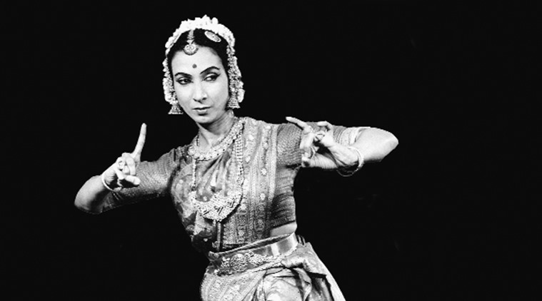 Mrinalini Sarabhai during one of the dance performances. (Photo: Courtesy Darpana Academy of Performing Arts archive).