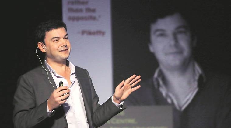 JNU, thomas piketty JNU, thomas piketty in JNU, sustainable growth, indian taxes, education and health in india