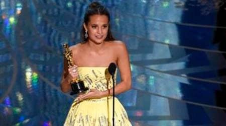 Alicia Vikander wins best supporting actress Oscar