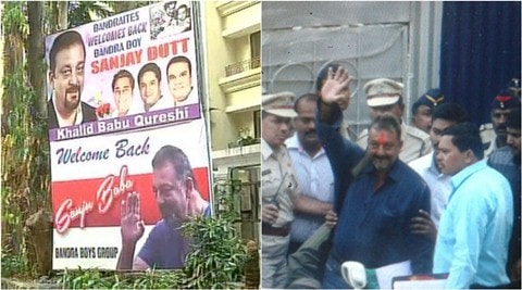 Sanjay Dutt leaves Pune’s Yerwada jail: Here’s  what family and fans have planned for Munnabhai