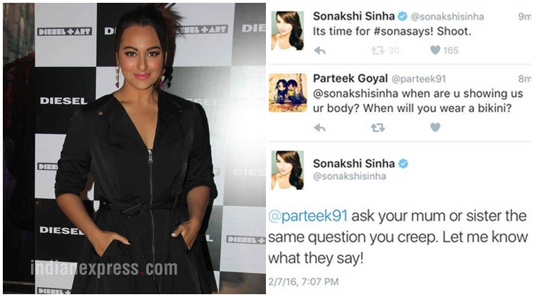 Sonakshi Sinha, Sonakshi Sinha twitter, Sonakshi Sinha twitter reactions, Sonakshi Sinha bikini, Sonakshi Sinha news, Sonakshi Sinha twitter news, Sonakshi Sinha twitter answer, Sonakshi Sinha news, Sonakshi Sinha movies, Sonakshi Sinha latest news, entertainment news