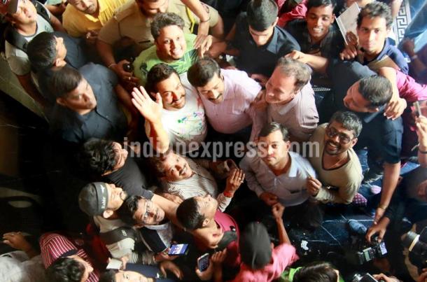 PHOTOS: Aamir Khan celebrates birthday by cutting cake with media, see