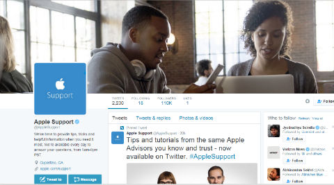 Apple brings customer support service to Twitter