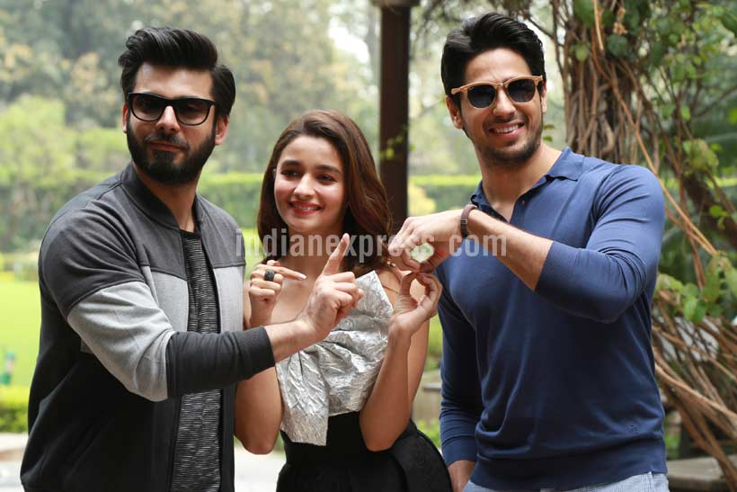 Alia, Sidharth, Fawad