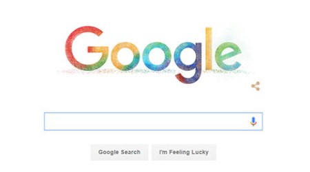 Google doodle gets splashed in Holi colours