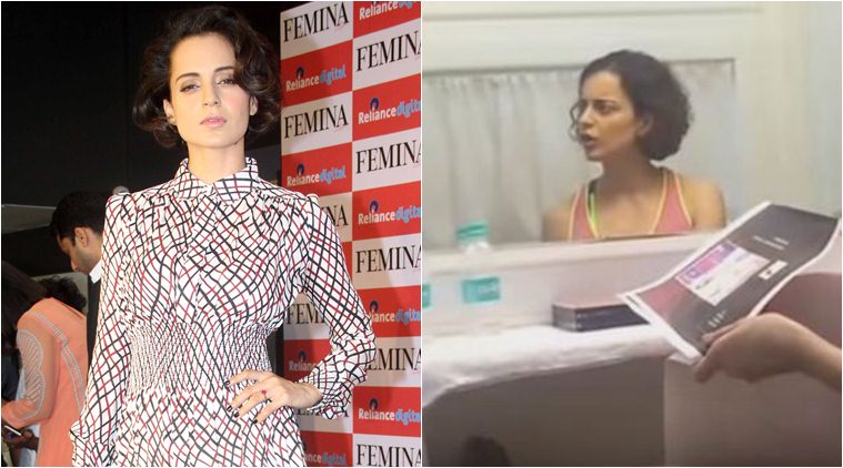 Kangana Ranaut, Kangana Ranaut news, Kangana Ranaut viral video, Kangana Ranaut video, Kangana Ranaut spat video, Kangana Ranaut latest news, Kangana Ranaut movies, Kangana Ranaut upcoming movies, entertainment news