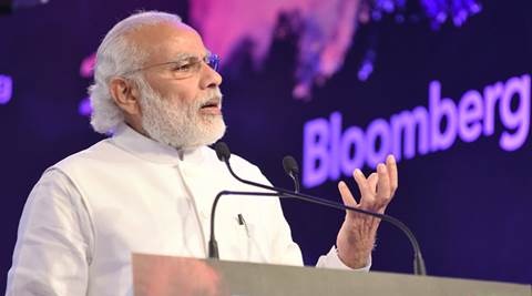 Modi invites investment in  Railway, energy, agri and health, answers many questions from GST to infra at Saudi business panel meet - The Indian Express