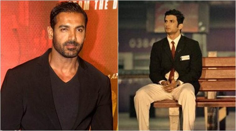 MS Dhoni, John Abraham, MS Dhoni biopic, Sushant Singh Rajput, dhoni, Sushant Singh Rajput MS Dhoni biopic, Sushant Singh Rajput film, Sushant Singh Rajput news, Rocky Handsome, Rocky Handsome cast, Sushant Singh Rajput upcoming film, John Abraham film, John Abraham upcoming film, entertainment news
