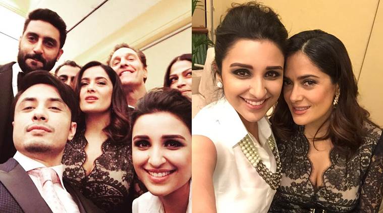 Parineeti Chopra, Salma Hayek, Matthew McConaughey, Parineeti Chopra Salma Hayek, Parineeti Salma Hayek, Parineeti Salma Hayek Pic, Parineeti Chopra Salma Hayek Selfie, Parineeti Matthew McConaughey Selfie, Parineeti Chopra Matthew McConaughey Pic, Parineeti Chopra in Dubai, Parineeti Chopra Salma Hayek Matthew McConaughey, Entertainment news