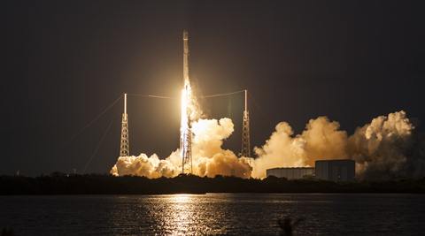 SpaceX launches satellite, but fails to land rocket on barge