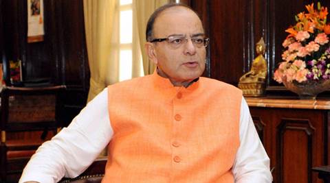 New Delhi: Union Minister for Finance, Corporate Affairs and Information & Broadcasting Arun Jaitley briefing the media, in New Delhi on Monday. PTI Photo(PTI4_4_2016_000249B)