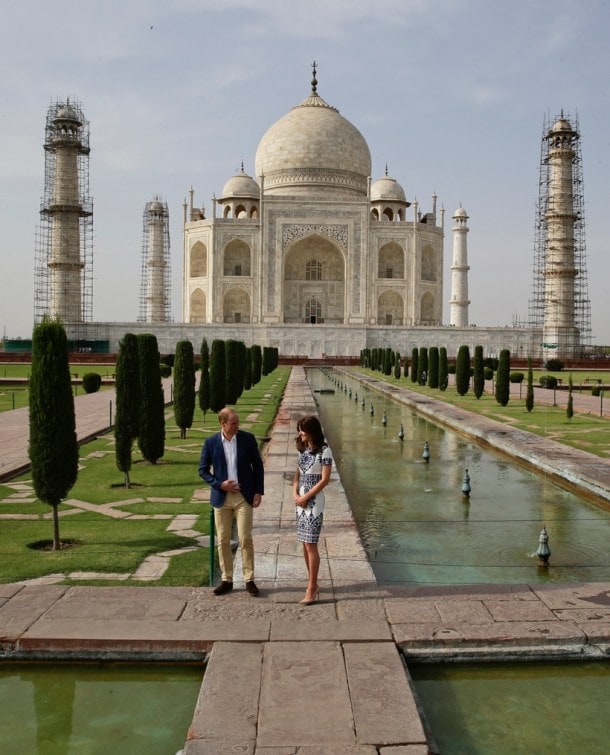 PHOTOS Will and Kate at Taj Mahal British royalty soak in majesty of