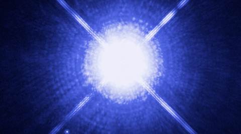 White dwarf star shows presence of pure oxygen