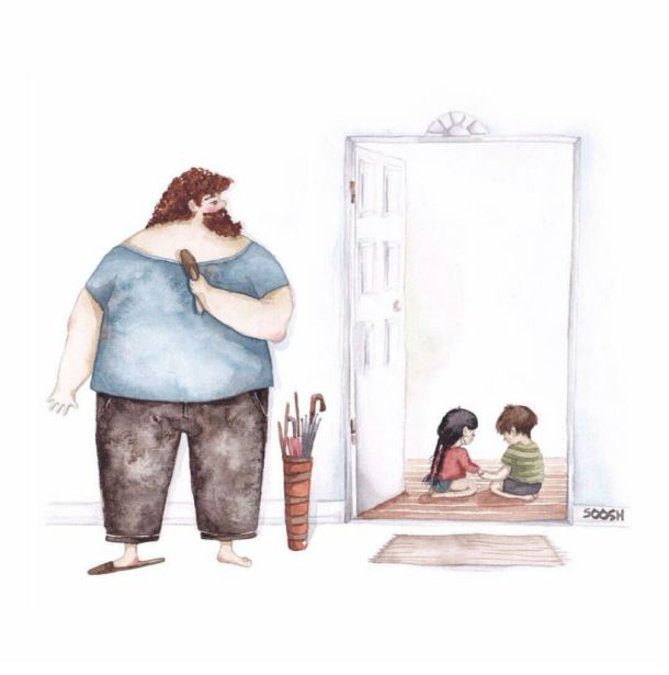 Photos These 15 Illustrations On Relationship Between Dad And Daughter