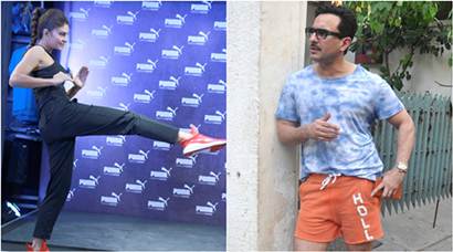 Jacqueline Fernandez, Saif Ali Khan's sporty side
