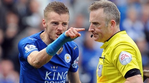 Leicester City’s Jamie Vardy charged with improper  conduct