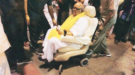 DMK chief Karunanidhi admitted to hospital, will undergo minor procedure