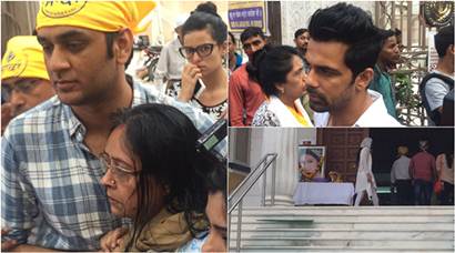 Pratyusha Banerjee's mother inconsolable at daughter's prayer meet, see pics